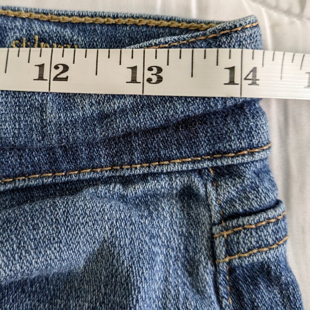 7 For All Mankind Jeans Women's 26 Blue Josefina Skinny Boyfriend Button-Fly - Picture 14 of 16